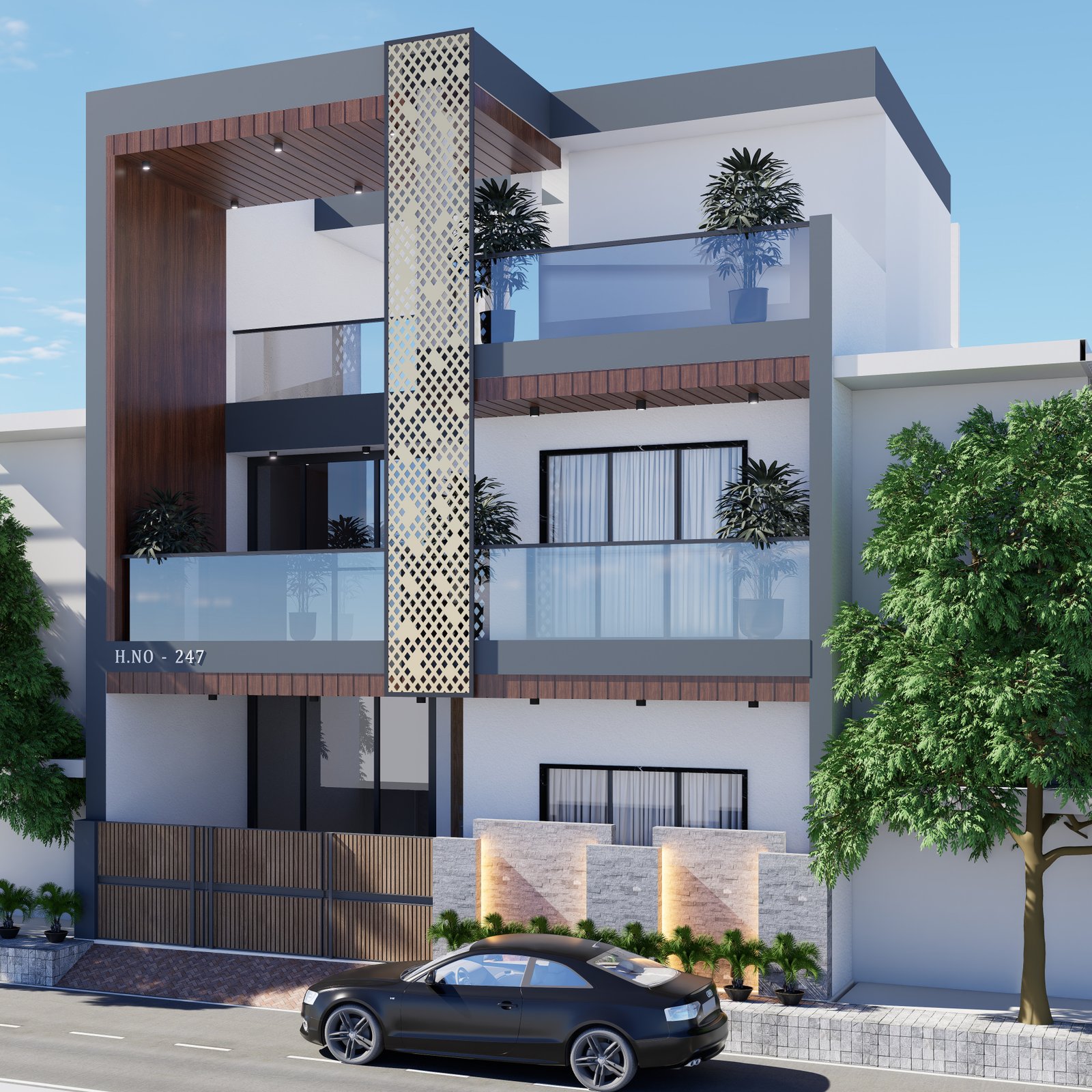 Facade & Walkthrough Designs