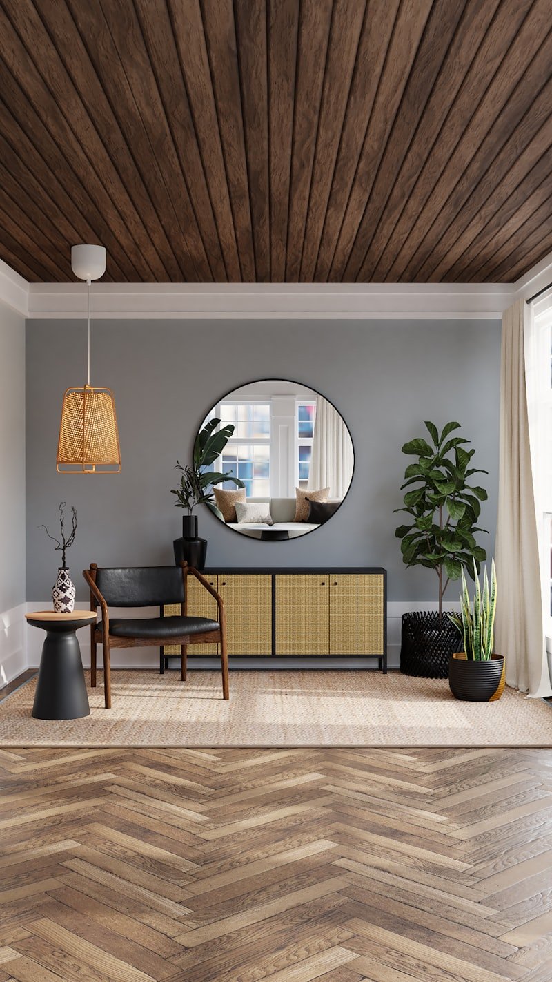 Vertical luxury dining layout